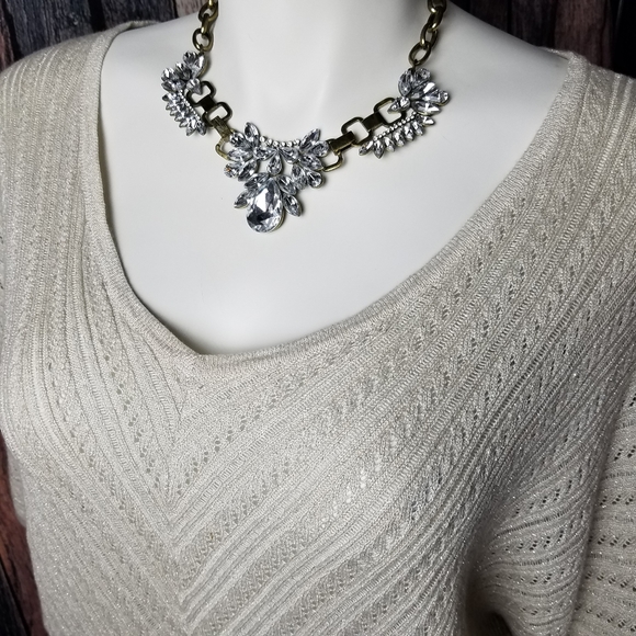 Lane Bryant Womens Plus Size 14/16 Beige Pullover - Picture 7 of 8